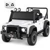 Promotions Elektrinis vaikiškas automobilis, Land Rover Defender, balta