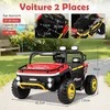 Promotions Elektrinis vaikiškas automobilis, 133x83,5x76 cm, raudonas, metalas
