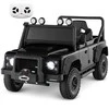 Promotions Elektrinis vaikiškas automobilis, Land Rover Defender, juodas