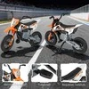 Promotions Elektrinis vaikų motociklas 107x56x70 cm oranžinis, su pagalbiniais ratukais