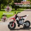 Promotions Elektrinis vaikų motociklas 107x56x70 cm raudonas, su amortizatoriais