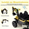 Promotions Elektrinis vaikų pedalinis ekskavatorius 157x77,5x77 cm geltonas, statybinė transporto priemonė
