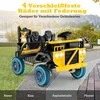 Promotions Elektrinis vaikų pedalinis ekskavatorius 157x77,5x77 cm geltonas, statybinė transporto priemonė