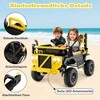 Promotions Elektrinis vaikų pedalinis ekskavatorius 157x77,5x77 cm geltonas, statybinė transporto priemonė