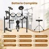 Promotions Elektroninių būgnų komplektas, 120x55x121 cm, juoda ir balta