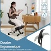 Promotions Ergonomiška kelianti kėdė, 85x46x87 cm, juoda