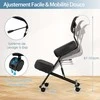 Promotions Ergonomiška kelianti kėdė, 85x46x87 cm, juoda
