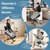 Promotions Ergonomiška kelianti kėdė, 85x46x87 cm, juoda