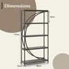 Promotions Etagere knygų lentyna, 86x30x175 cm, ruda