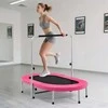 Promotions Fitneso batutas, dvigubai sulankstomas, reguliuojama turėklė, rožinė