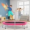 Promotions Fitneso batutas, dvigubai sulankstomas, reguliuojama turėklė, rožinė