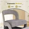 Promotions Fotelis su pufiku, 77x74x79 cm, pilkas