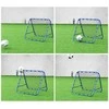 Promotions Futbolo atmušimo tinklas, 100x100 cm, mėlynas ir juodas