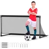 Promotions Futbolo vartai 150x71x76 cm Juodi sulankstomi