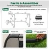 Promotions Futbolo vartai, 300x91x200 cm, juodi, metalinis rėmas