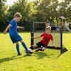 Promotions Futbolo vartai, 91x62x62 cm, juodi, sulankstomi