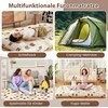 Promotions Futono čiužinys 140x200 cm, rudas, mikropluoštas, skalbiamas užvalkalas, tatamio kilimėlis
