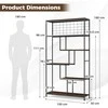 Promotions Augalų stovai, 100x30x180 cm, Rudas