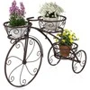 Promotions Gėlių stovelis, metalas, 85x25x50 cm, juodas