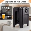 Promotions Gėrimų dozatorius 46x30x51 cm juodas izoliuotas indas