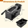 Promotions Giliai keptuvė 56x23x21 cm Juodas metalas