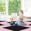 Promotions Sulankstoma gimnastikos kilimėlis, 240x117x5 cm, juoda ir rožinė