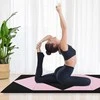 Promotions Sulankstoma gimnastikos kilimėlis, 240x117x5 cm, juoda ir rožinė
