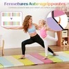 Promotions Gimnastikos kilimėlis, 3 dalių sulankstomas, 180x120x4 cm, įvairiaspalvis, putplastis ir PU
