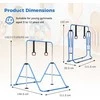 Promotions Gimnastikos skersinis 111,5x144,5x132 cm mėlynas, metalas