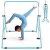 Promotions Gimnastikos skersinis, 149x104x130 cm, mėlynas, sulankstomas reguliuojamas metalinis