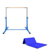Promotions Gimnastikos skersinis ir kilimėlis, 136x172x90-150 cm, mėlyna, sulankstoma metalinė sporto įranga