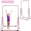 Promotions Gimnastikos skersinis, reguliuojamo aukščio, sulankstomas, 147,5x98 cm, rožinis