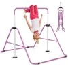 Promotions Gimnastikos skersinis, sulankstomas reguliuojamas horizontalus skersinis, 149x104x130 cm, violetinis, metalas