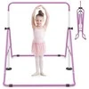 Promotions Gimnastikos skersinis, sulankstomas reguliuojamas horizontalus skersinis, 149x104x130 cm, violetinis, metalas