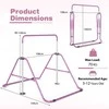 Promotions Gimnastikos skersinis, sulankstomas reguliuojamas horizontalus skersinis, 149x104x130 cm, violetinis, metalas