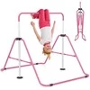 Promotions Gimnastikos skersinis, sulankstomas reguliuojamas horizontalus skersinis, 149x104x130 cm, rožinis, metalas