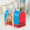 Promotions Gimnastikos šuolių dėžė, 90x40x60 cm, mėlyna, PU oda