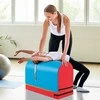 Promotions Gimnastikos šuolių dėžė, 90x40x60 cm, mėlyna, PU oda
