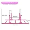 Promotions Gimnastikos treniruočių lygiagretūs strypai, 251,5x132x139,7 cm, violetinės spalvos