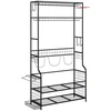 Promotions Golfo krepšio laikymo stovas 130x40,5x194,5 cm Juodas metalas
