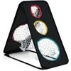 Promotions Golfo smūgiavimo tinklas, dvikryptis trigubas taikinys, 61x30.5x52 cm, juodas, treniruotėms