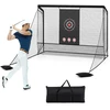 Promotions Golfo treniruočių tinklas 308x94x225 cm Juodas Metalas Audinys