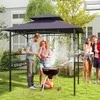 Promotions Barbekiu pavėsinė, 242x153x250 cm, Tamsiai pilka