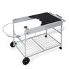 Promotions Grilio stalas 141x62,2x80 cm Juodas metalas Lauko