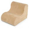 Promotions Grindų sofa 100x78x69,5 cm smėlio spalvos koralinio fliso
