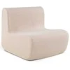 Promotions Grindų sofa-fotelis, 84x82x69 cm, smėlio spalvos, veliūro apmušalas