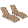 Promotions Gultai 2 vnt. 163x55x64 cm rudos spalvos
