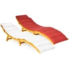 Promotions Gultai 2 vnt. 190x55x52 cm natūrali kreminė balta/raudona pagalvėlė