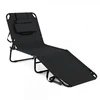 Promotions Gultas 165x64x33 cm Juodas Sulankstomas Reguliuojamas