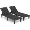 Promotions Gultas poilsiui, 156x55x83 cm, Rudas